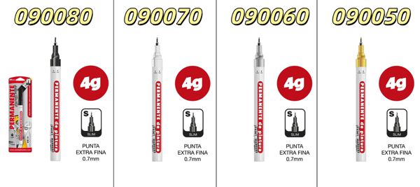 Zp 090080 090070 090060 090050 B/ Marc. Pintura Punta Extra Fina