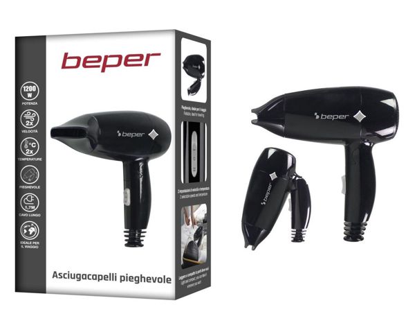 Beper P301Asc100 Secador De Pelo Portatil 1200W