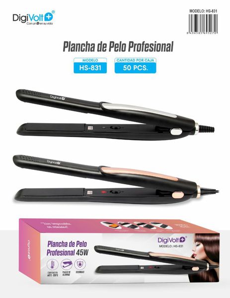 Dgv Hs-831 Plancha De Pelo Profesional 45W
