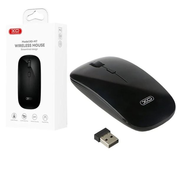 Xo M7 Negro Elegante Raton Inlambrico