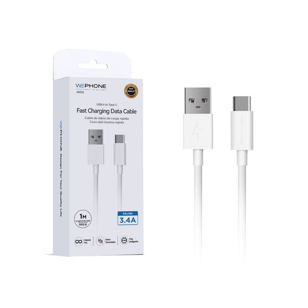 Wephone We12 Cable Type-C 3.4A 1M