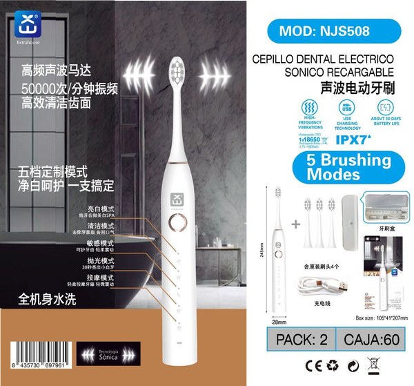 Extrastar Njs508 Cepillo Dental Electrico