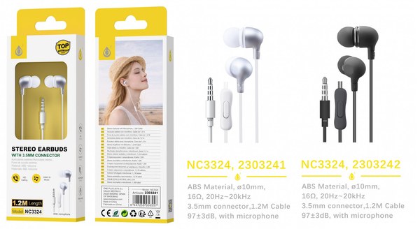One Plus 2303241 Nc3324 Auriculares Microfono