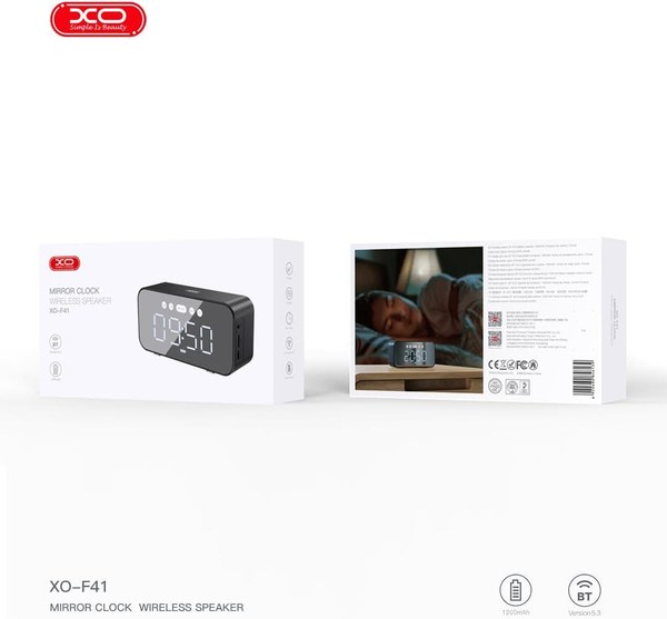 F41 Reloj Espejo Con Altavoz BT