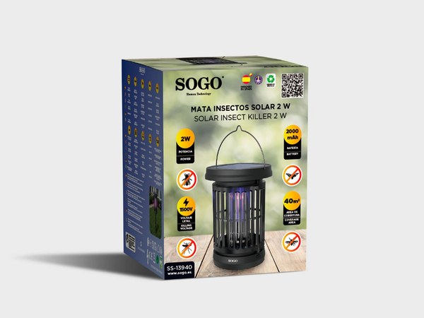 Sogo Ss-13940 Mata Mosquitos Solar Impermeable