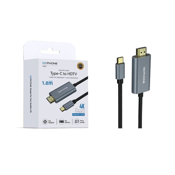 Wg01 Cable Type-C A HDMI M/M 4K 1M