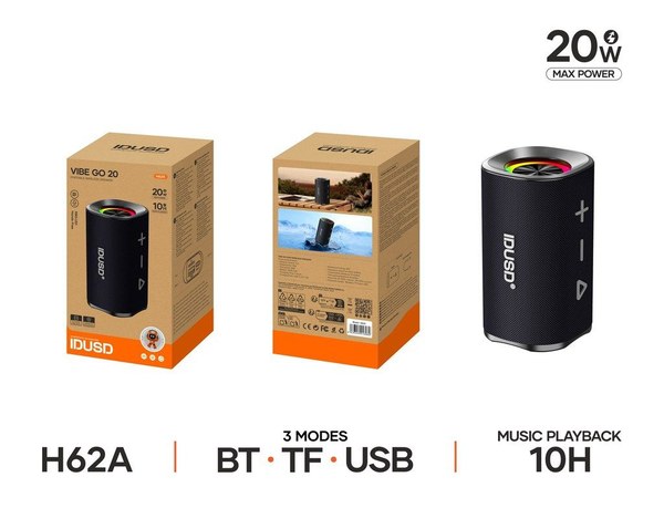 Idusd H62A Altavoces Vibe Go 20W