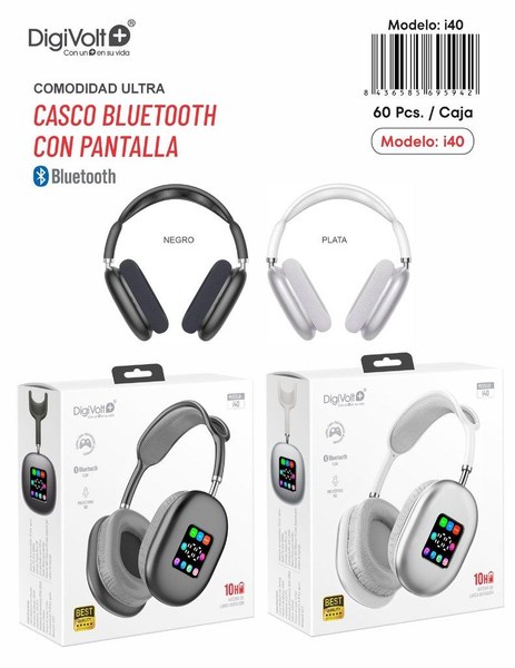 Digivolt I40 Casco Blurtooth Pantalla