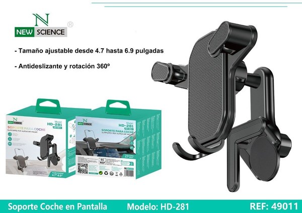 New Science HD-281 Soporte De Movil Coche