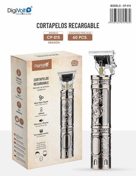 CP-515 DRAGON CORTAPELOS RECARGABLE BATERIA 1200mAh - TYPE-C