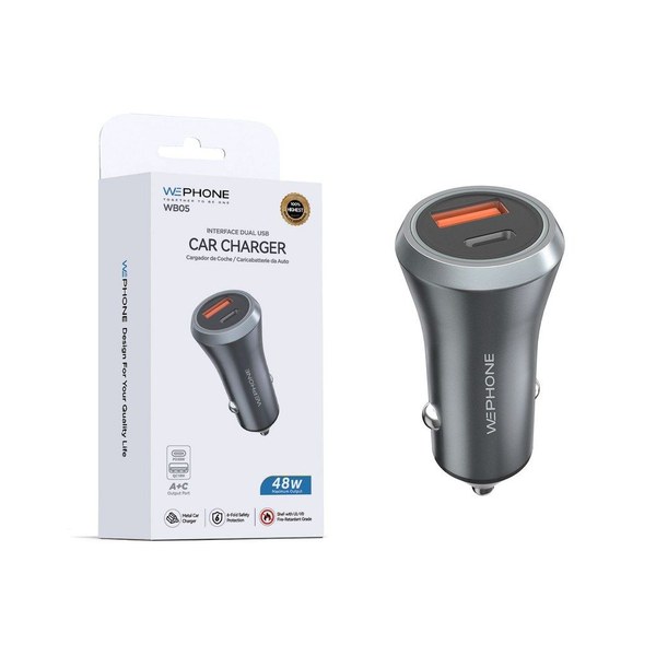 Wephone Wb05 Cargador Coche Qc3.0 Pd30W