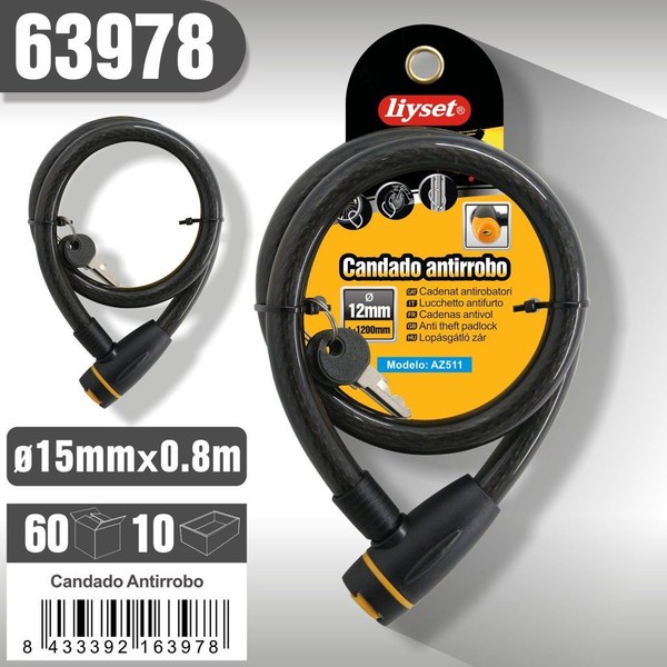 Liyset Zx63978 Candado Antirrobo