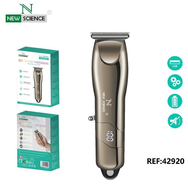 New Sience 42920 Sk-875 Cortapelos Profesional Recargable