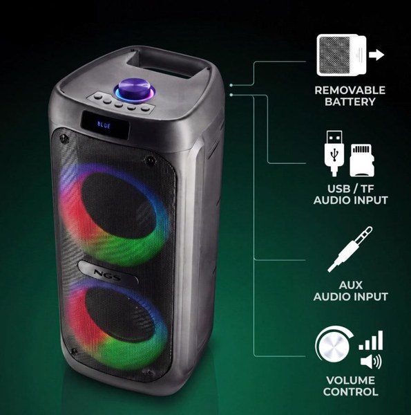 Ngs Wildbanger2 Portable BT Speaker-Tws-160