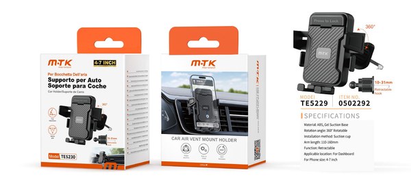 Mtk 0502292 Te5229 Soporte Universal De Movil 4-7 Pulgada