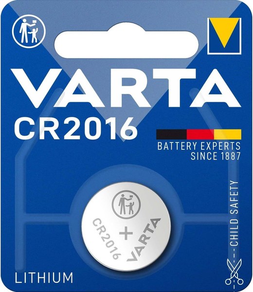 Varta Lithium Coin Cr2016 Blister 1*
