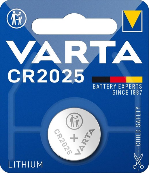 Varta Lithium Coin Cr2025 Blister 1*